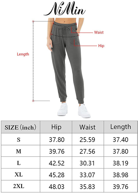 Fleece Joggers for Women Drawstring Yoga Pants with Pockets for Women Stretchy Sweatpants Workout Lounge Pants Black 2X-Large