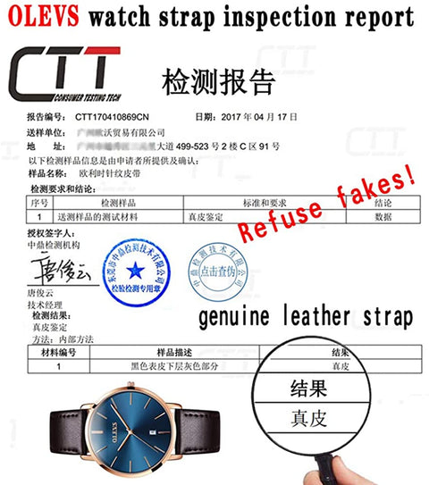 Men's Minimalist Vintage Watch