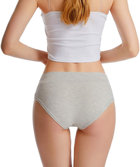 Women's Boxer Briefs 5 Pack Bamboo Viscose Soft Breathable Underwear for Women