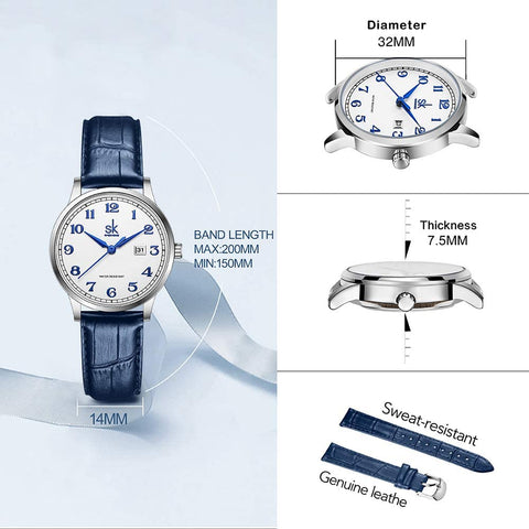 Business Classic Women Stainless Steel Watch