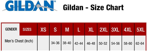 Gildan Heavy Cotton 100% Cotton Long Sleeve T-Shirt.
