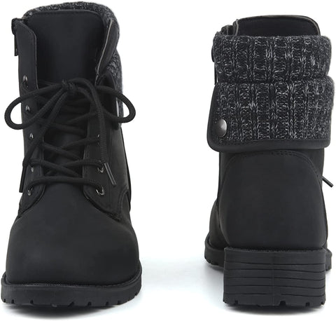 MUSSHOE Ankle Boots For Women Comfortable Warm Women's Ankle Boots & Booties