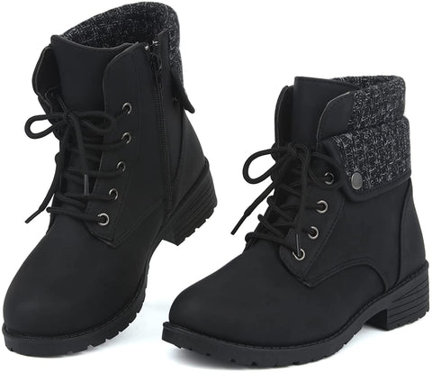 MUSSHOE Ankle Boots For Women Comfortable Warm Women's Ankle Boots & Booties