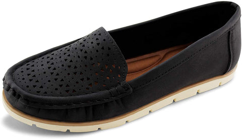Womens Penny Loafers Breathable Slip on Flat Shoes Moccasins