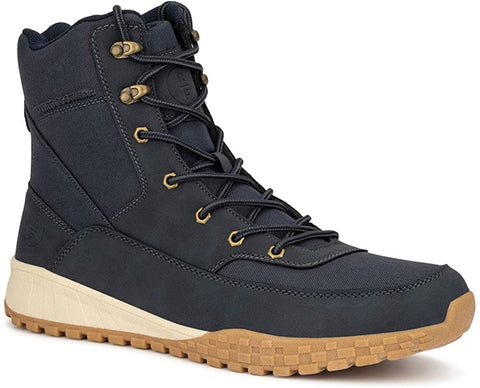 X RAY Reserved Footwear New York Men Meson Fashion Casual Synthetic Leather High Top Sneakers, Hook and Eye Lace-Up, Apron Toe, Thermoplastic Rubber Outsole