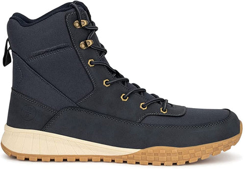 X RAY Reserved Footwear New York Men Meson Fashion Casual Synthetic Leather High Top Sneakers, Hook and Eye Lace-Up, Apron Toe, Thermoplastic Rubber Outsole