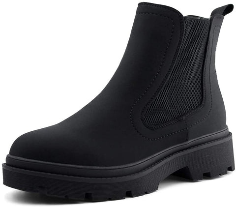 Women Lycra Chelsea Boots Low Heel Elastic Ankle Boots