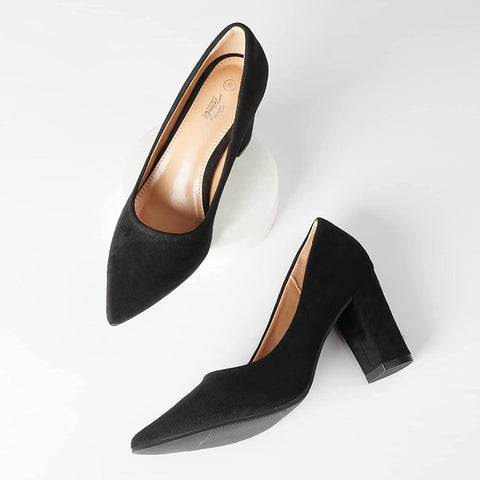 Heel The World Women's Pumps Pointed Toe Dress High Heels