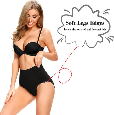 Womens Cotton Underwear High Waist Postpartum Care Panties Soft Breathable No Muffin Briefs Ladies(Multipack) for S-4XL