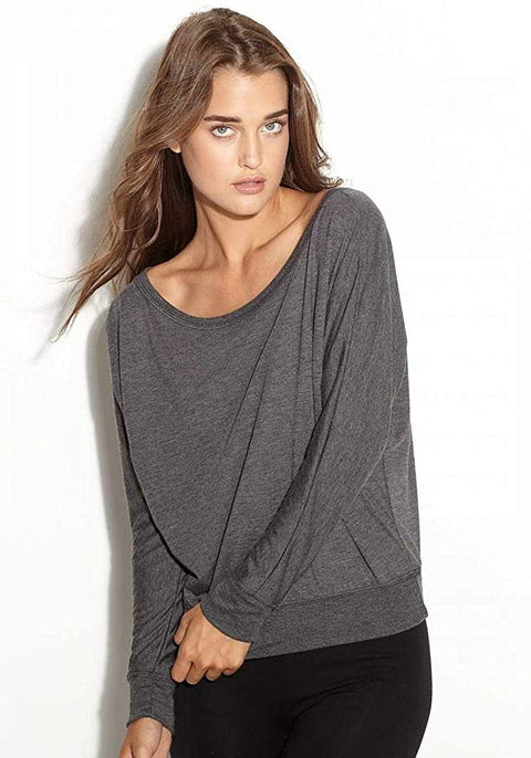 Bella Canvas Flowy L/S Off Shoulder Tee