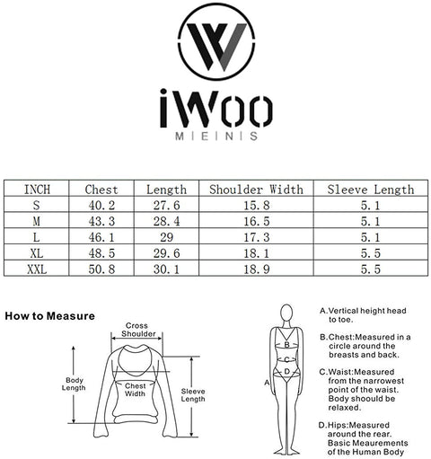 iWoo Mens Fashion Muscle T Shirts Hooded Workout Shirts with Pocket
