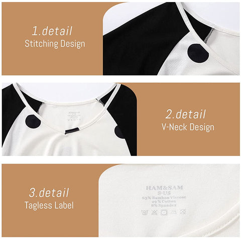 Women's Short Pajamas Set Short Sleeves and Shorts Lounge Bamboo Viscose Pajamas Set 2 Piece