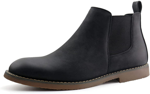 Men's Chelsea Boots Slip on Ankle Boots Casual Chukka Dress Boots