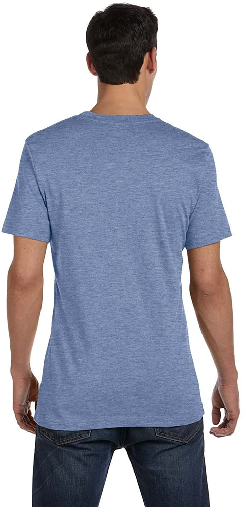 Bella Canvas Unisex Jersey Short Sleeve TEE, Deep Heather (Multi Pack)