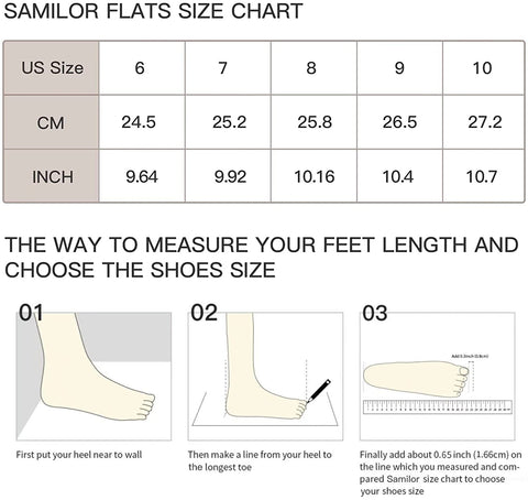 Samilor Flats Shoes Women Comfortable Round Toe Women's Flats Slip On Casual Flats for Women Ballet Flats for Women Dressy