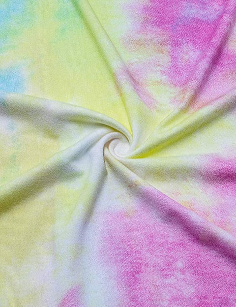 Plus Size Pajama Set Pants Women Tie Dye Long Sleeve Shirts Nightwear Sleep & Lounge Pjs