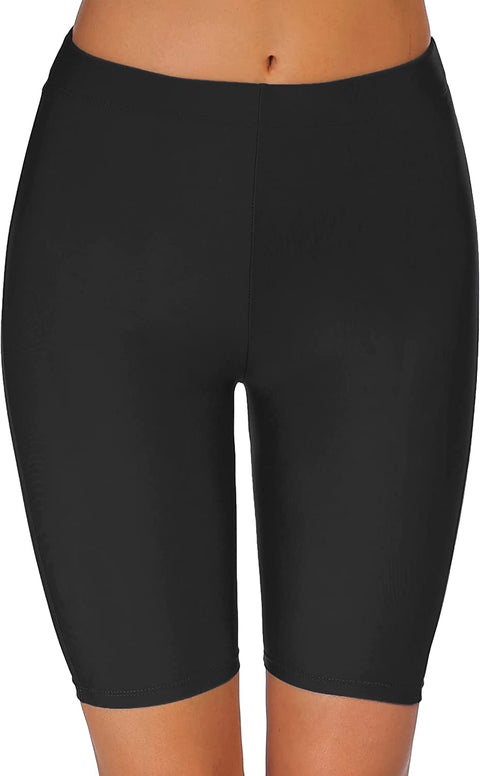 Women's Board Shorts High Waist Swim Shorts