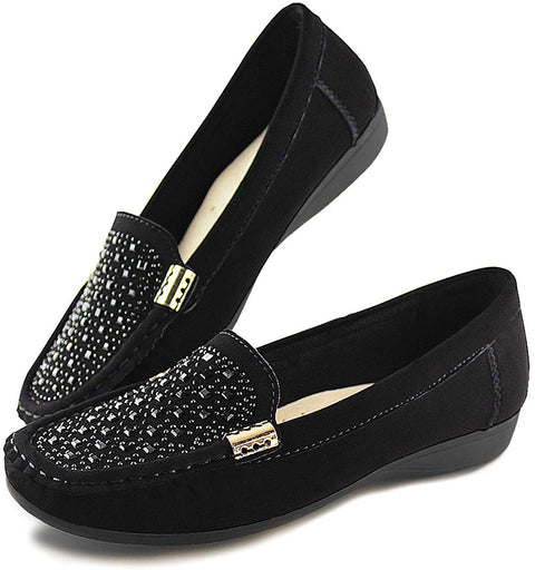 Women's Slip-on Loafers Flat Casual Driving Shoes