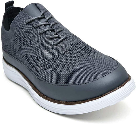 konhill Men's Mesh Sneakers Oxfords - Casual Lightweight Fashion Dress Shoes