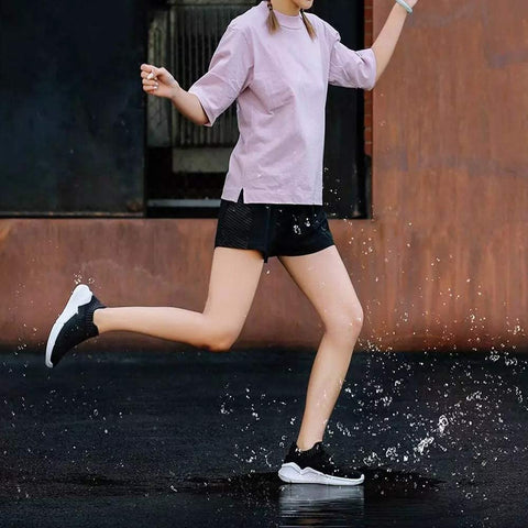 Women Casual Sock Walking Sneakers Breathable Slip On Knit Shoes