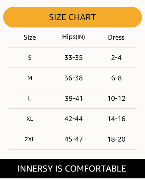 INNERSY Women's Slip Shorts for Under Dresses High Waisted Summer Shorts 3-Pack