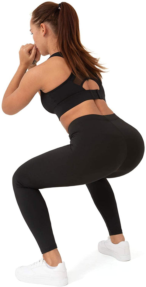 Leggings for Women, Stretch Mid-Rise Leggings, Not See Through Workout Leggings