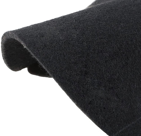 Women's Foldable Wide Brim Felt Bowler Fedora Floopy Wool Hat