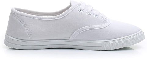 VenusCelia Women's Rainbow Canvas Lace Up SneakerⅡ