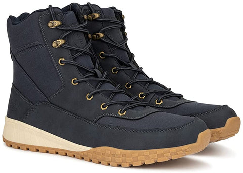 X RAY Reserved Footwear New York Men Meson Fashion Casual Synthetic Leather High Top Sneakers, Hook and Eye Lace-Up, Apron Toe, Thermoplastic Rubber Outsole