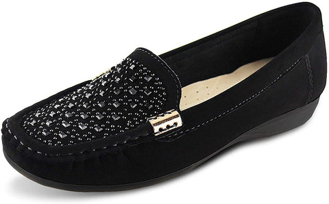 Women's Slip-on Loafers Flat Casual Driving Shoes
