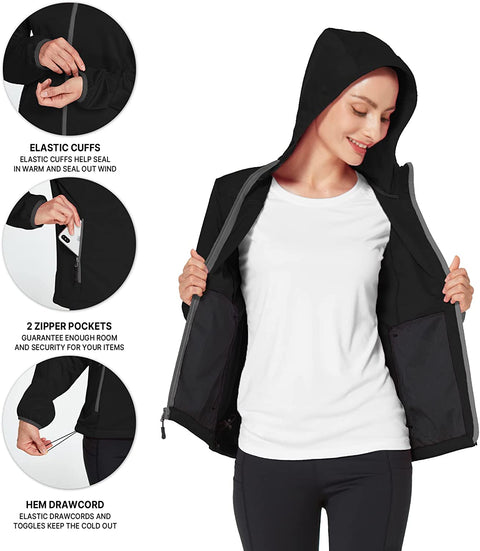 Women's Lightweight Hooded Softshell Jacket