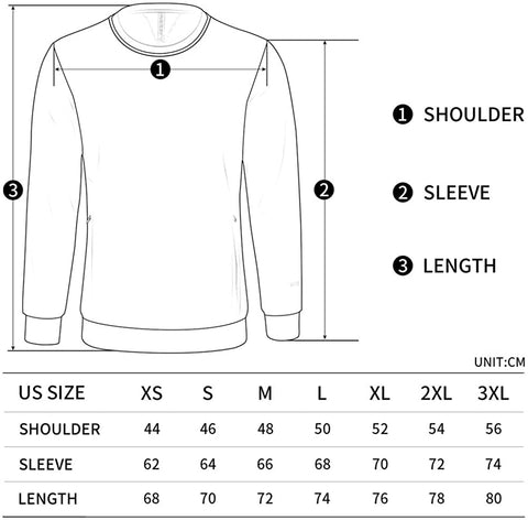 INNERSY Men's Classic Crewneck Cotton Sweatshirt French Terry XS-3XL