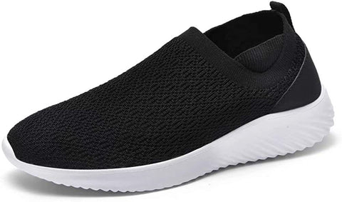 konhill Women's Comfortable Walking Shoes - Slip on Nursing Tennis Casual Work Sneakers