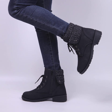 MUSSHOE Ankle Boots For Women Comfortable Warm Women's Ankle Boots & Booties