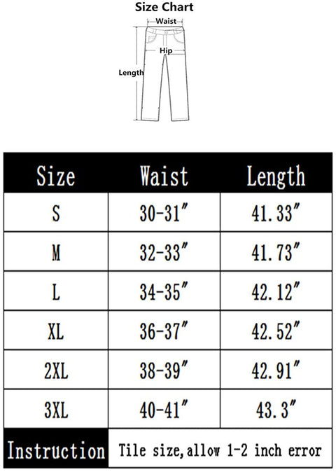 Men's Broken Holes Knee Distressed Skinny Ripped Moto Biker Hiphop Slim Leg Denim Pants