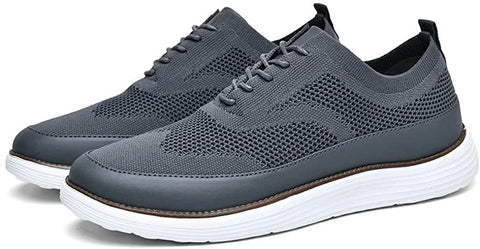 konhill Men's Mesh Sneakers Oxfords - Casual Lightweight Fashion Dress Shoes