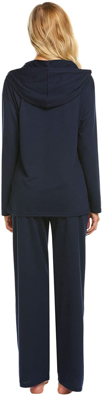 Blue Sleeveless  V-Neck Nightshir