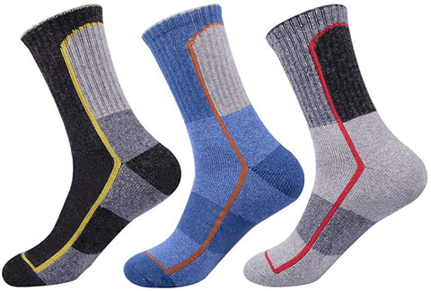 JOYNÉE Mens Wool Crew Socks Athletic Warm Cushion for Men 3