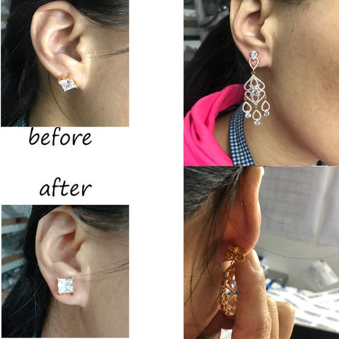 Earrings Crown Style (Silver/Gold/Rose Gold Plated)