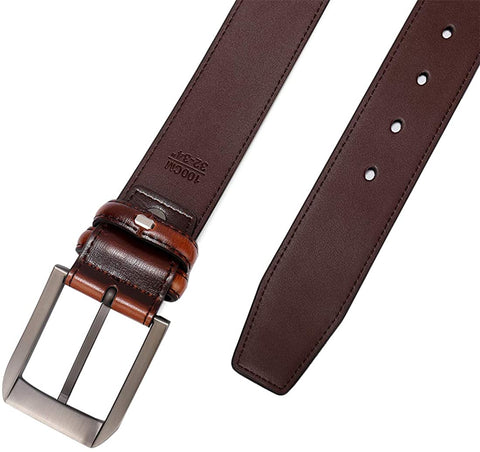 Fashion Men’s Casual Leather Buckles Belts 1.5” Wide Fitting 28-56 Waist Size