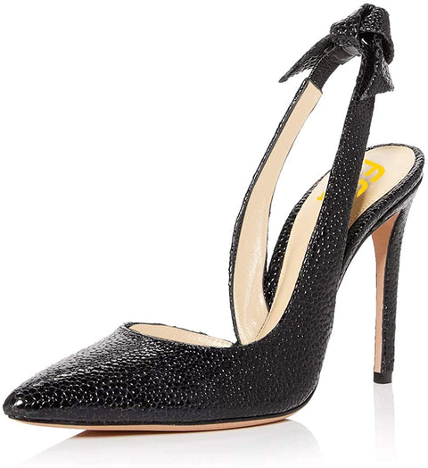FSJ Women Sexy Stiletto High Heels Slingback Pumps Pointy Toe Slip On Office Party Dressy Sandal Shoes Size 4-15 US