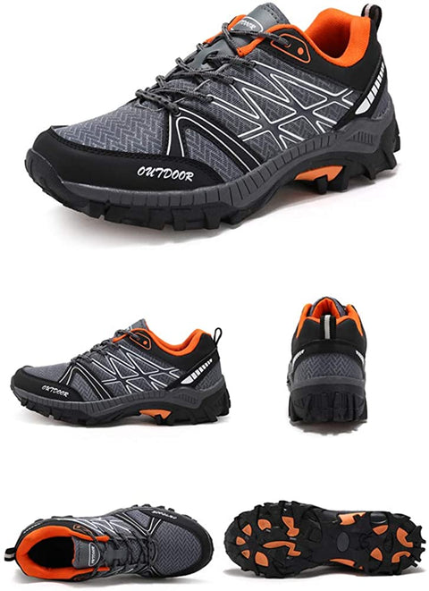 JINGJING Men Hiking Shoes Mesh Lightweight Breathable Shoes Outdoor Hiking Shoes