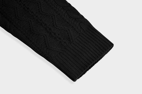 Yasiter Mens Shawl Collar Cable Knit Cardigan Sweater Button Loose Fit Long Sleeve Sweaters with Pockets