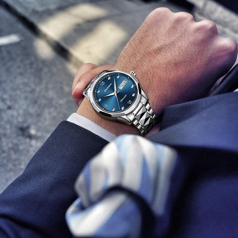 Men's Sapphire Tungsten Steel Mechanical Automatic Watches