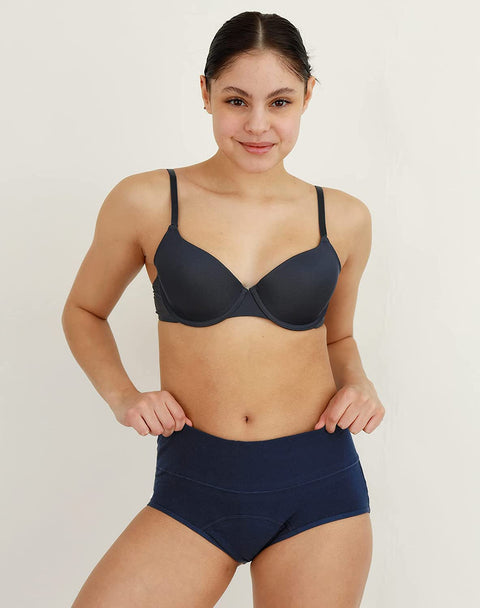 INNERSY Women's Period Underwear High Waisted Postpartum Maternity Panties 3 Pack
