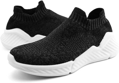 Women Casual Sock Walking Sneakers Breathable Slip On Knit Shoes