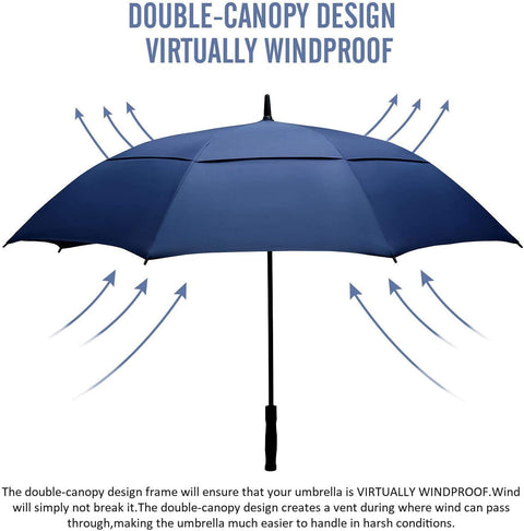 BAGAIL Inverted Umbrella and 68 inch Golf Umbrella