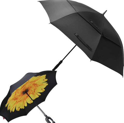 BAGAIL Inverted Umbrella and 68 inch Golf Umbrella