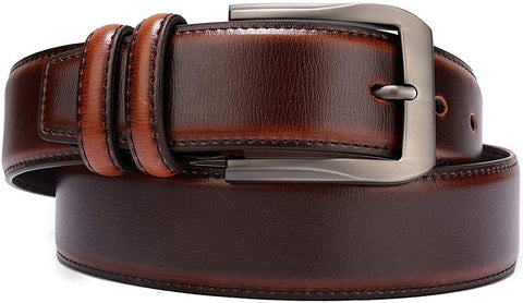 Fashion Men’s Casual Leather Buckles Belts 1.5” Wide Fitting 28-56 Waist Size