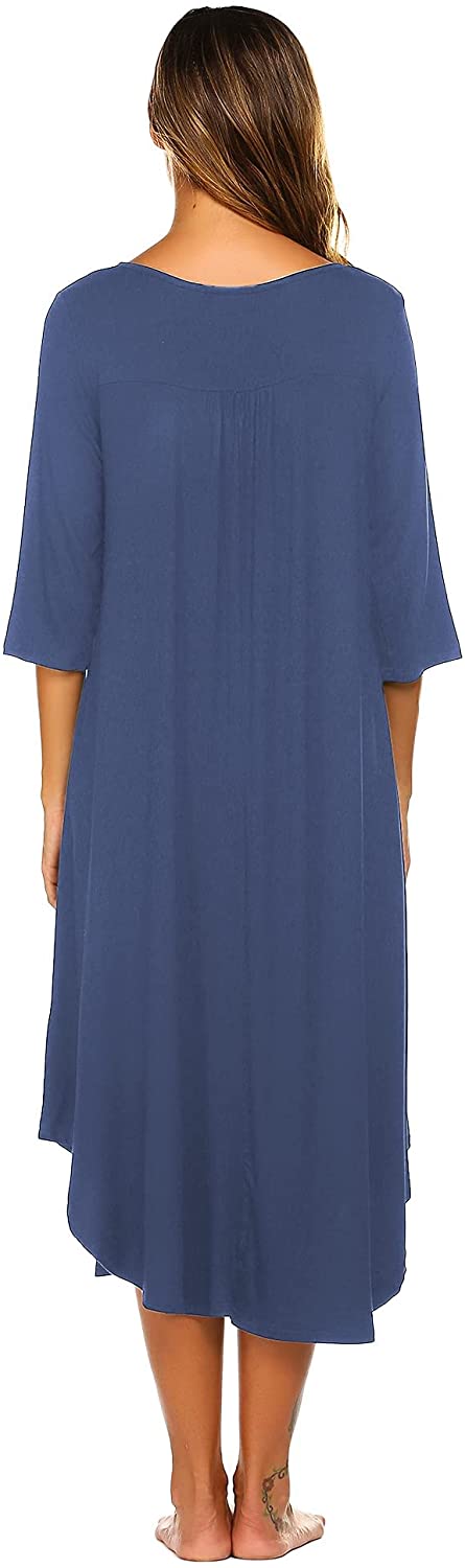 Women's 3/4 Sleeve Lounge Dress